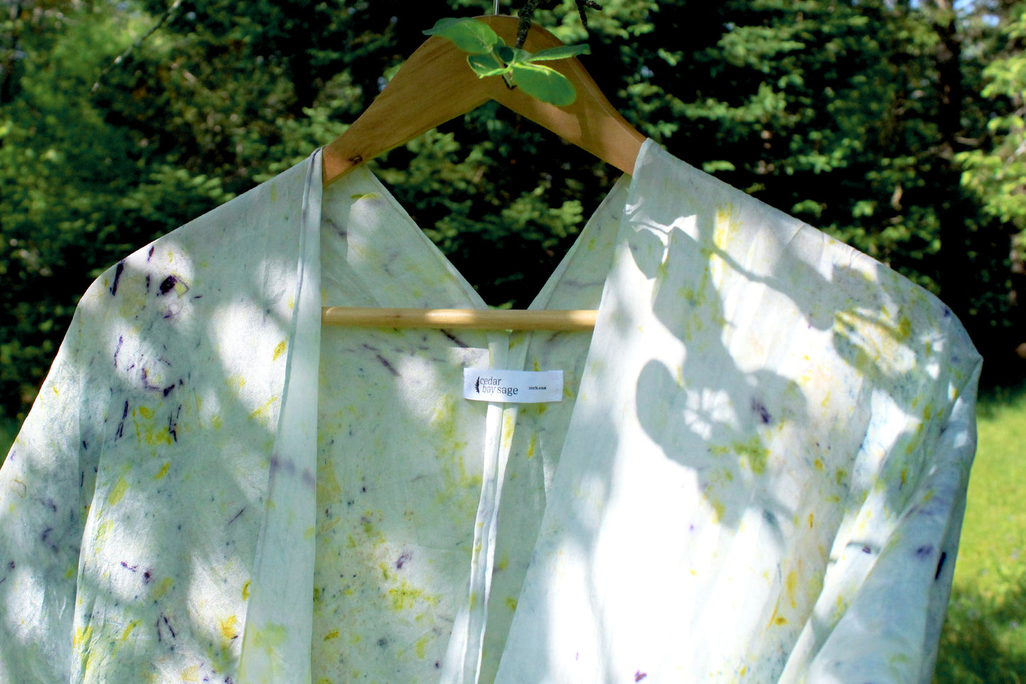 tie-front silk shawls
